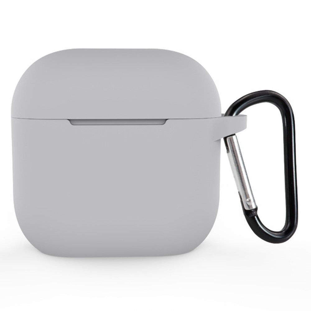 For Apple AirPods 4 Silicone Case Bluetooth-compatible Earphones Integrate Protective Sleeve with Hook