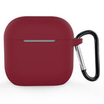 For Apple AirPods 4 Silicone Case Bluetooth-compatible Earphones Integrate Protective Sleeve with Hook