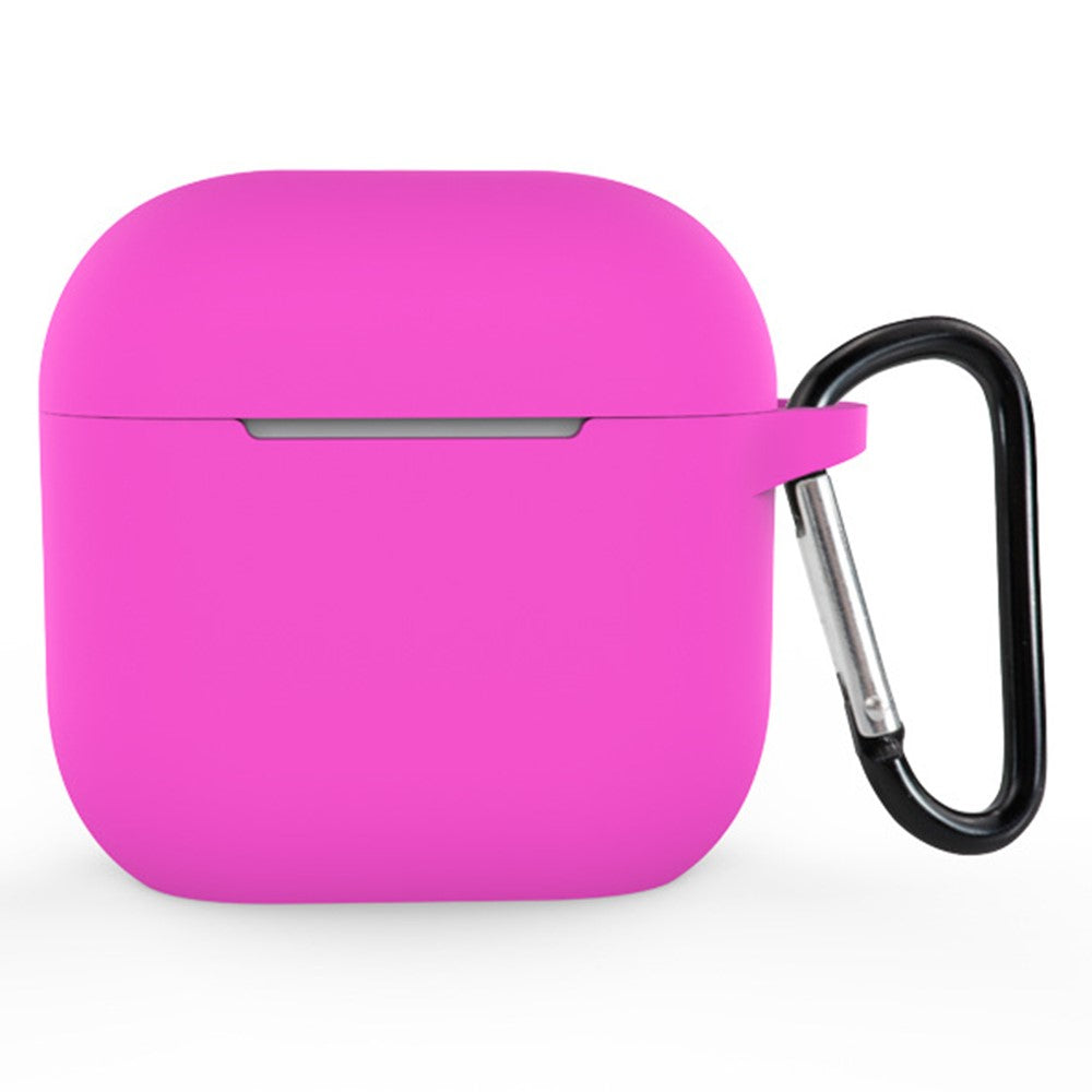 For Apple AirPods 4 Silicone Case Bluetooth-compatible Earphones Integrate Protective Sleeve with Hook