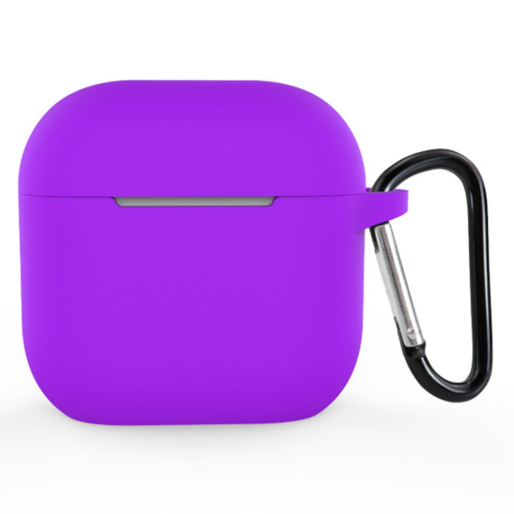 For Apple AirPods 4 Silicone Case Bluetooth-compatible Earphones Integrate Protective Sleeve with Hook