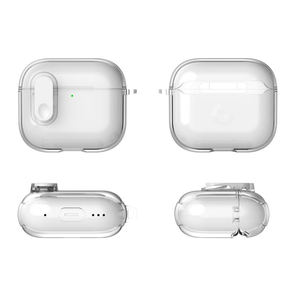 AirPods 4 Skal TPU/PC Genomskinligt - Transparent
