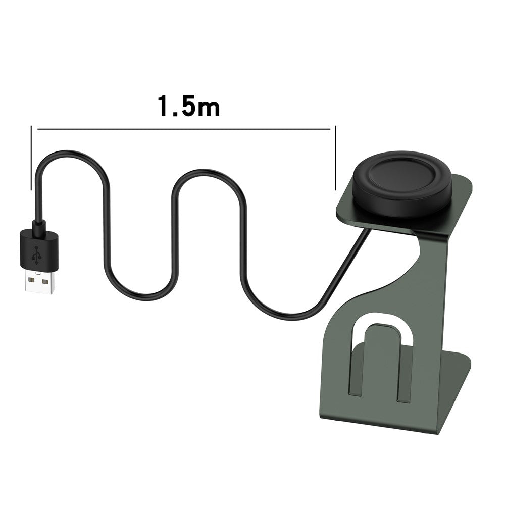 Desktop Charger for Samsung Galaxy Watch Ultra 47mm / Galaxy Watch7 44mm / 40mm Metal Watch Charging Dock Stand with Chip Protection