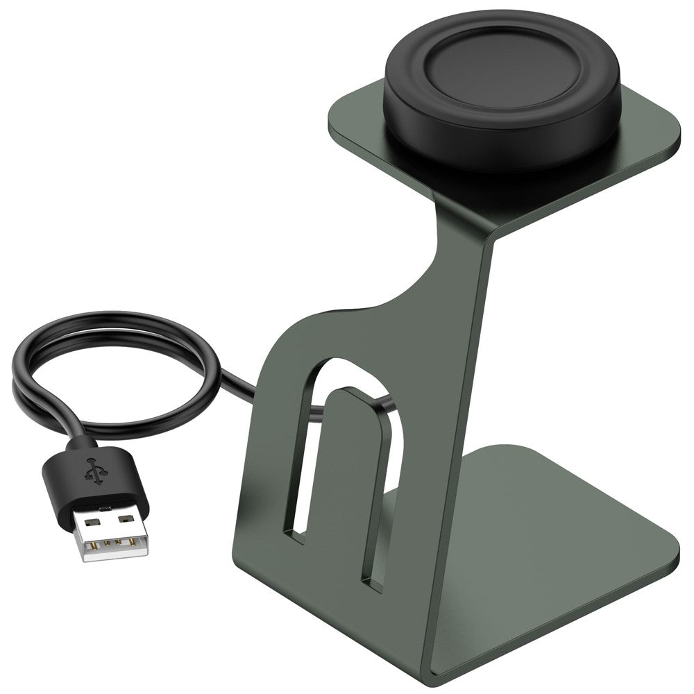 Desktop Charger for Samsung Galaxy Watch Ultra 47mm / Galaxy Watch7 44mm / 40mm Metal Watch Charging Dock Stand with Chip Protection