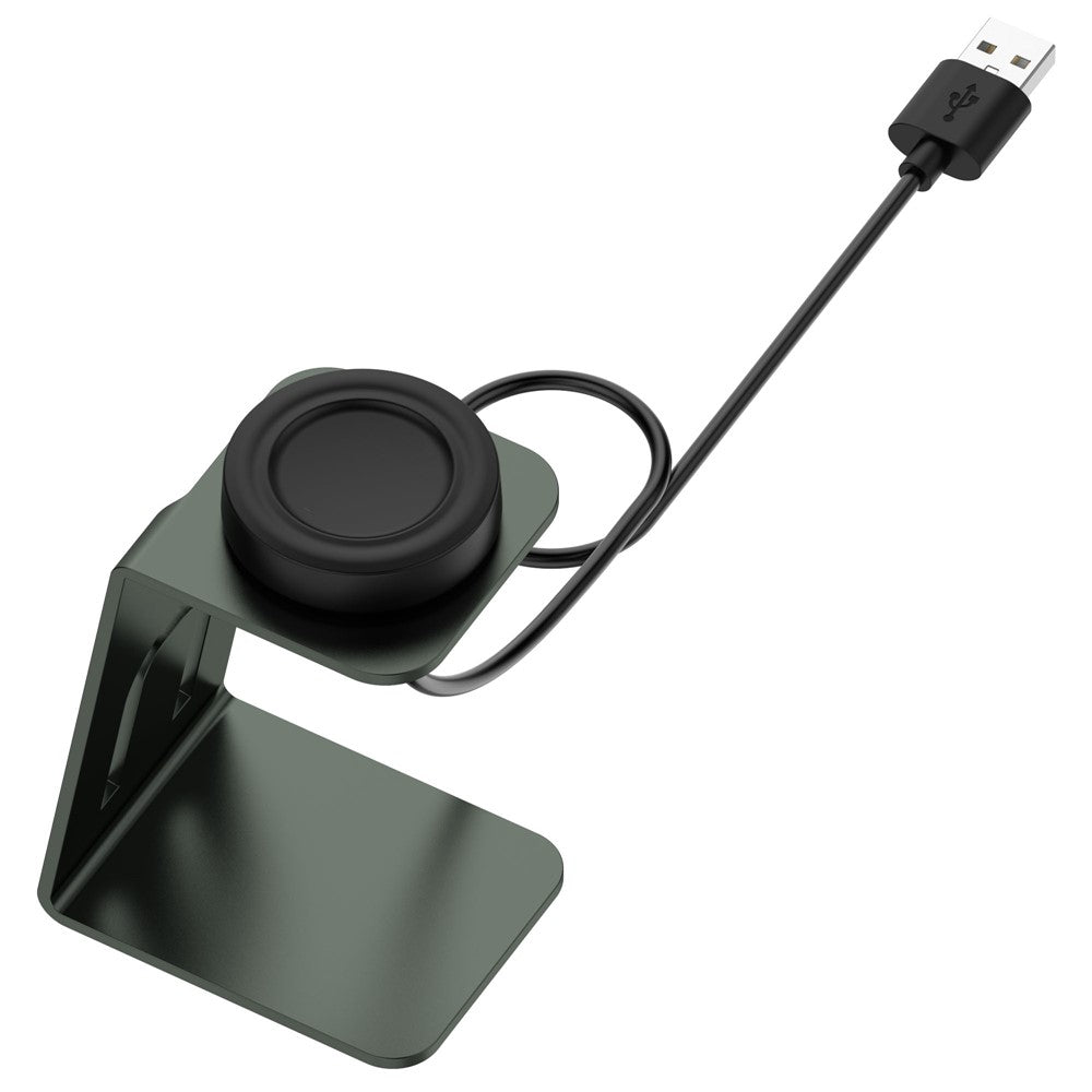 Desktop Charger for Samsung Galaxy Watch Ultra 47mm / Galaxy Watch7 44mm / 40mm Metal Watch Charging Dock Stand with Chip Protection