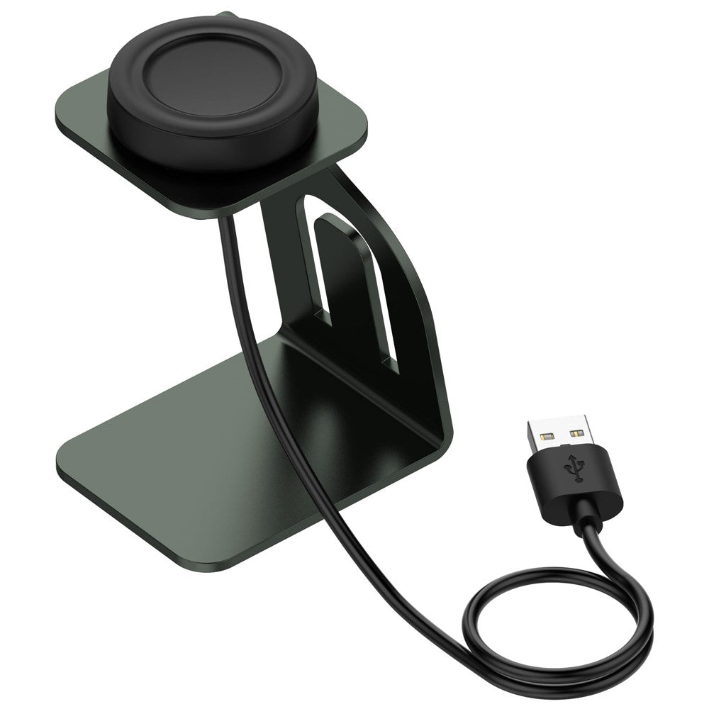 Desktop Charger for Samsung Galaxy Watch Ultra 47mm / Galaxy Watch7 44mm / 40mm Metal Watch Charging Dock Stand with Chip Protection