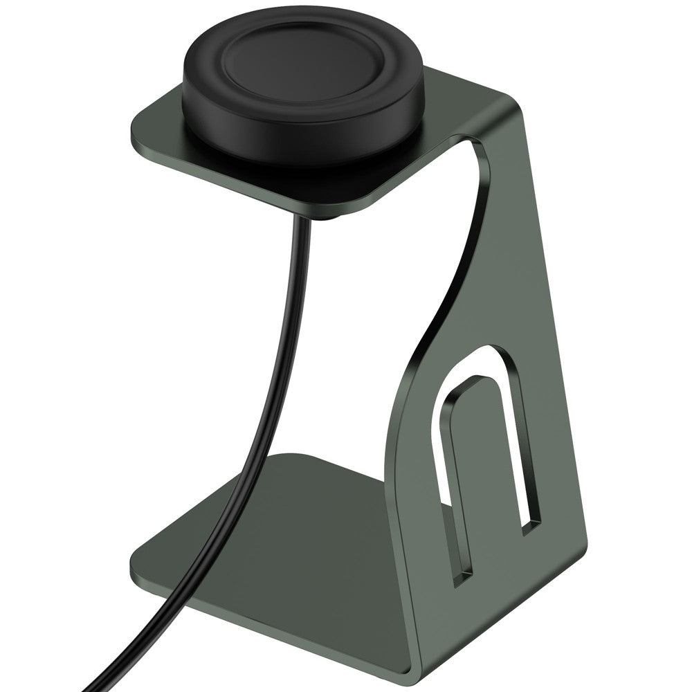 Desktop Charger for Samsung Galaxy Watch Ultra 47mm / Galaxy Watch7 44mm / 40mm Metal Watch Charging Dock Stand with Chip Protection