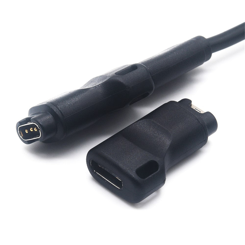 USB Type-C til 4-pin Smartwatch Opladerkonverteradapter til Garmin Fenix 5/5X/5S/6/6X Pro Solar
