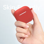 8 stk. / sæt til AirPods 4 beskyttende etui med anti-tabt rem, urclips, ørekroge, karabinhage, rensebørste, grå taske