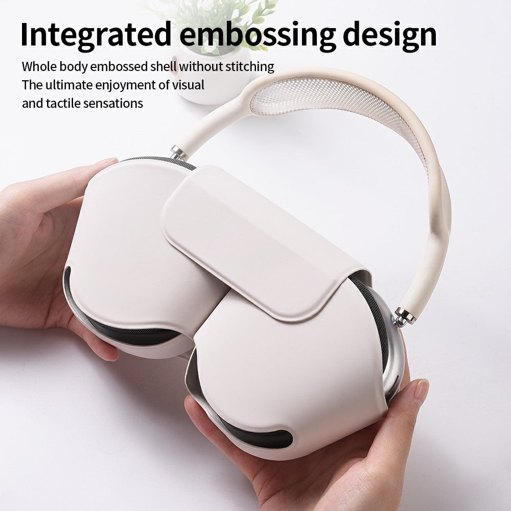 For AirPods Max 2 / Max Case with Sleep Mode PU Leather Headphone Cover