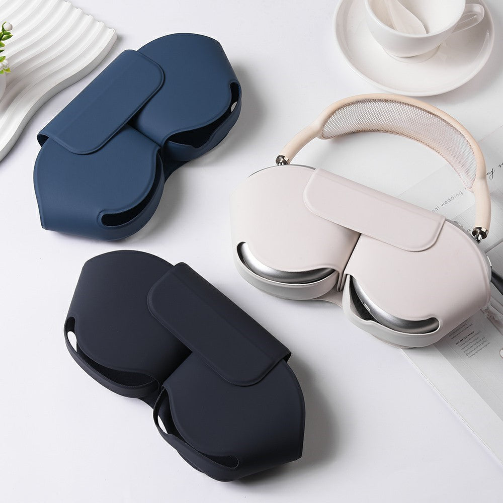 For AirPods Max 2 / Max Case with Sleep Mode PU Leather Headphone Cover