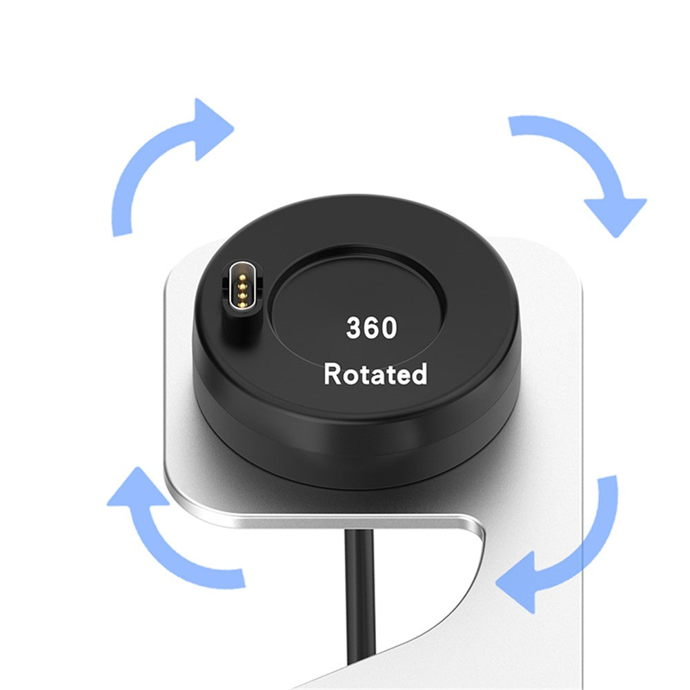 Opladningsstander/-dock i metalbeslag til Garmin Fenix 7/Fenix 7S/Fenix 7X/Forerunner 55/945 LTE/Venu2/Venu 2S Smartwatch