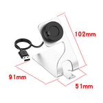 Opladningsstander/-dock i metalbeslag til Garmin Fenix 7/Fenix 7S/Fenix 7X/Forerunner 55/945 LTE/Venu2/Venu 2S Smartwatch
