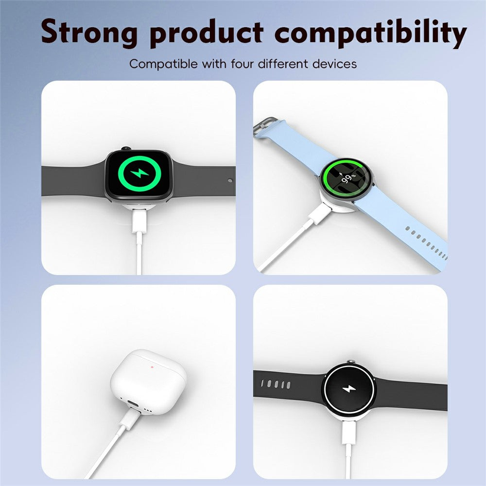 U30 Wireless Charger for Apple Watch  /  AirPods  /  Samsung Galaxy Watch  /  Google Pixel Watch Magnetic Charging Adapter