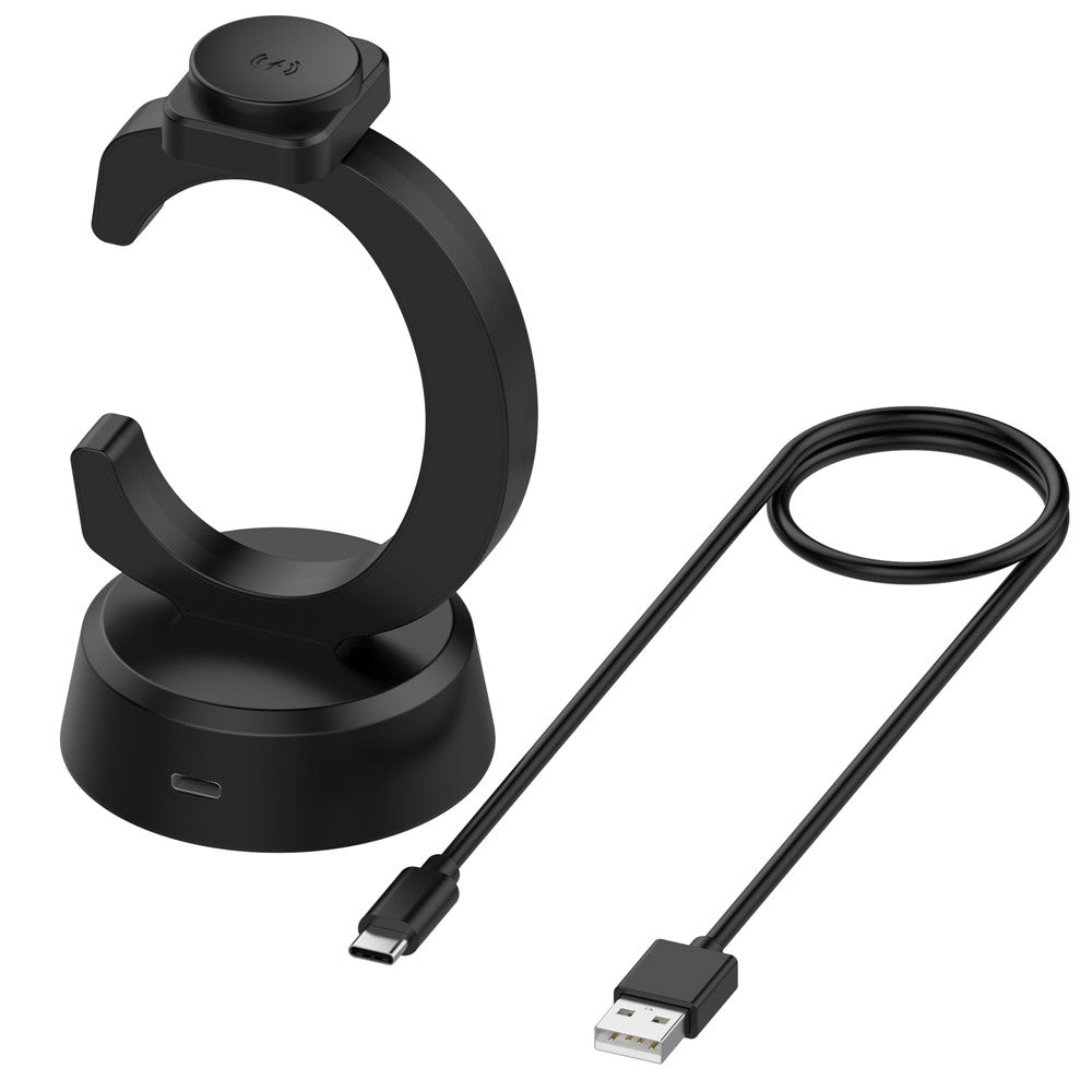 Til Samsung Galaxy Watch Ultra 47 mm / Watch7 44 mm / 40 mm C-formet opladerstander magnetisk trådløs oplader