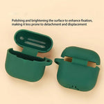 For AirPods 5 / 4 Silicone Case Bluetooth-Compatible Earphones Protective Cover with Anti-Lost Buckle + Cleaning Brush