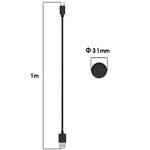 Til Huami Amazfit Bip 6 A2435 Opladerdock med Aftageligt Type-C Kabel Smartwatch Oplader