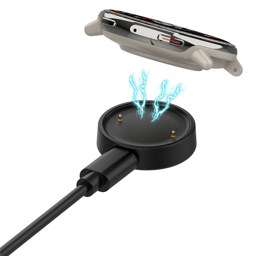 Til Huami Amazfit Bip 6 A2435 Opladerdock med Aftageligt Type-C Kabel Smartwatch Oplader