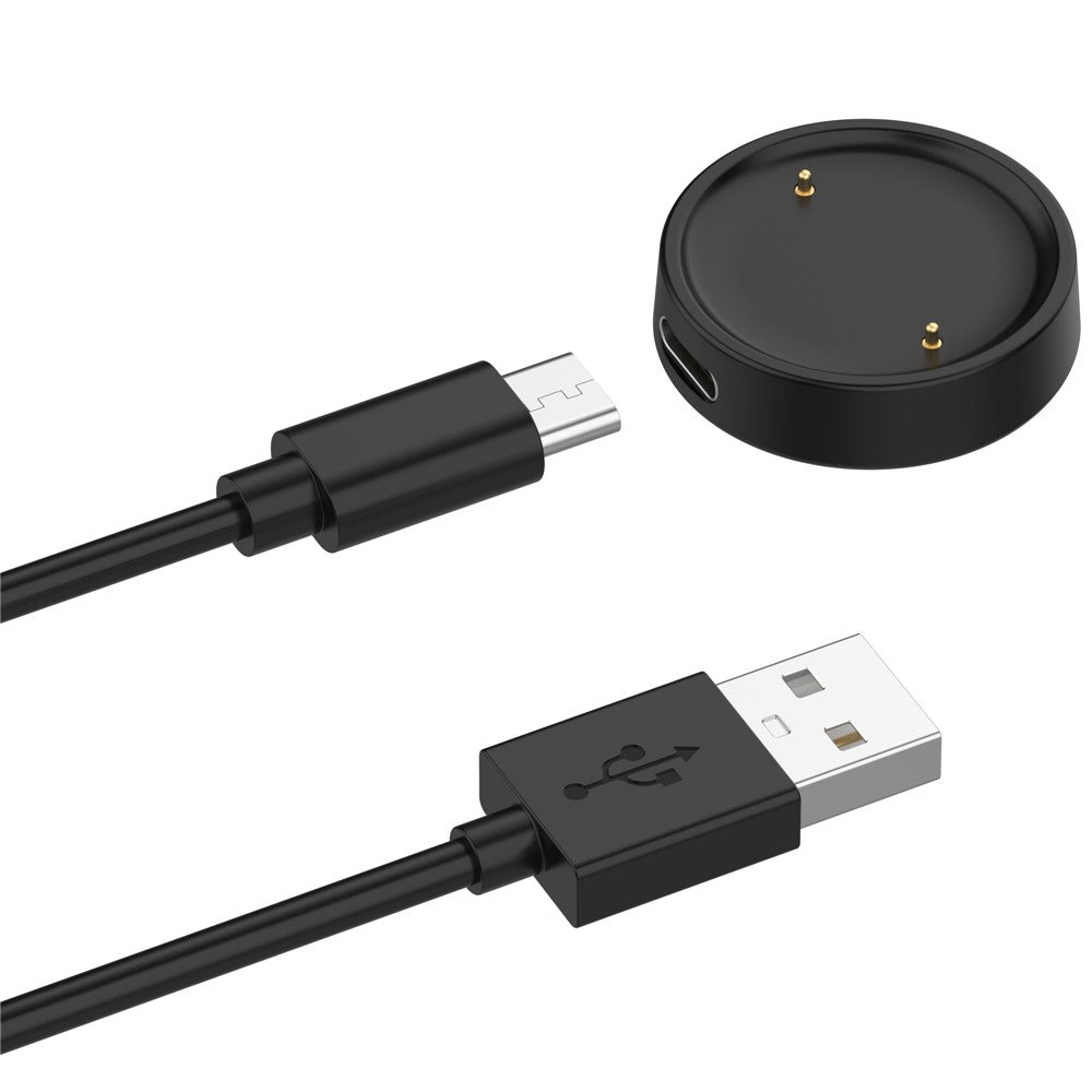 Til Huami Amazfit Bip 6 A2435 Opladerdock med Aftageligt Type-C Kabel Smartwatch Oplader