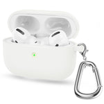 For Apple AirPods 3 Silicone Protective Earphone Case Cover with Carabiner