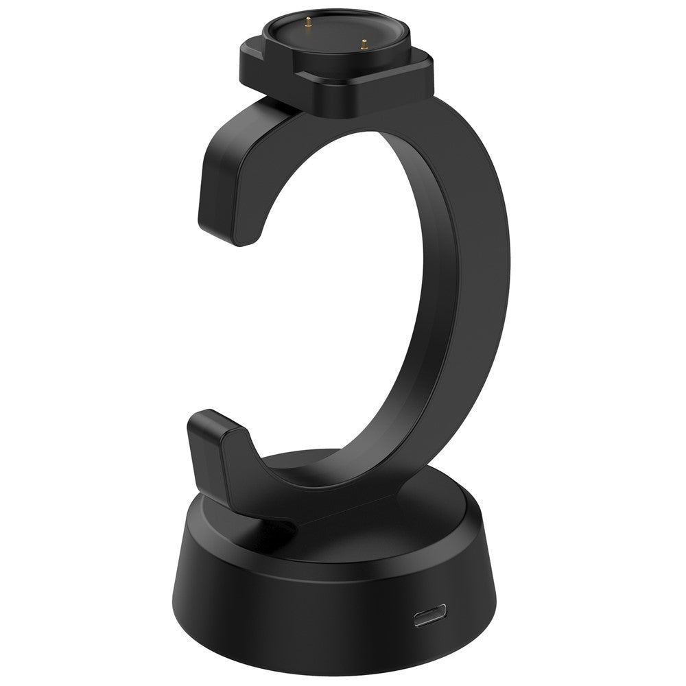 C-formet opladningsdock til Huami Amazfit Active 2 Square / Active 2 / Bip 6 ur-oplader opladningsstander
