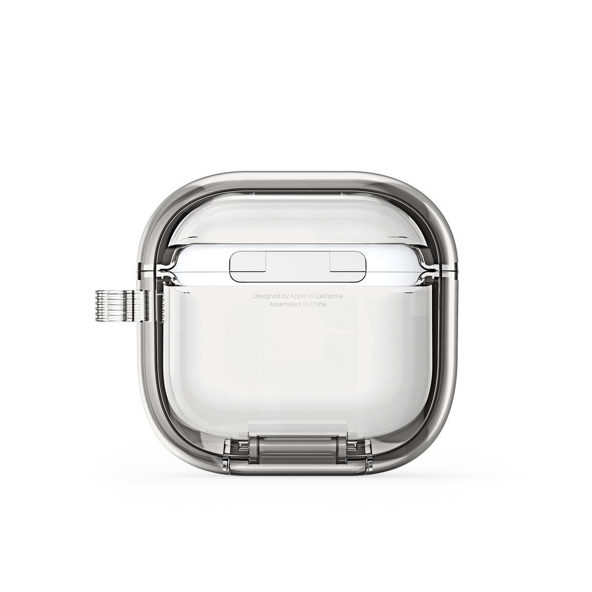 DUX DUCIS PECR AirPods 4 Skal med Mobilhållare & Krok - Rökfärgad