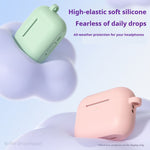 For AirPods Pro 3 Silicone Case Soft Wireless Earbud Organizer Cover with Carabiner