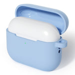 For AirPods Pro 3 Silicone Case Soft Wireless Earbud Organizer Cover with Carabiner