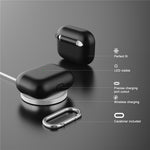 Til AirPods Pro 3 Silikoneetui Beskyttelsescover til Høretelefoner med Karabinhage