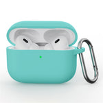 Til AirPods Pro 3 Silikoneetui Beskyttelsescover til Høretelefoner med Karabinhage
