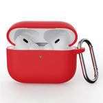 Til AirPods Pro 3 Silikoneetui Beskyttelsescover til Høretelefoner med Karabinhage