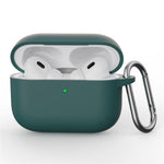 Til AirPods Pro 3 Silikoneetui Beskyttelsescover til Høretelefoner med Karabinhage