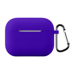 Til AirPods Pro 3 Silikoneetui Blødt Trådløst Øretelefon Organizer Cover Tykkelse 2,0 mm med Karabinhage