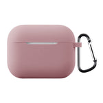Til AirPods Pro 3 Silikoneetui Blødt Trådløst Øretelefon Organizer Cover Tykkelse 2,0 mm med Karabinhage