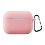 Til AirPods Pro 3 Silikoneetui Blødt Trådløst Øretelefon Organizer Cover Tykkelse 2,0 mm med Karabinhage