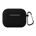 Til AirPods Pro 3 Silikoneetui Blødt Trådløst Øretelefon Organizer Cover Tykkelse 2,0 mm med Karabinhage