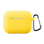 Til AirPods Pro 3 Silikoneetui Blødt Trådløst Øretelefon Organizer Cover Tykkelse 2,0 mm med Karabinhage