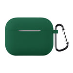 Til AirPods Pro 3 Silikoneetui Blødt Trådløst Øretelefon Organizer Cover Tykkelse 2,0 mm med Karabinhage
