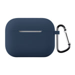 Til AirPods Pro 3 Silikoneetui Blødt Trådløst Øretelefon Organizer Cover Tykkelse 2,0 mm med Karabinhage