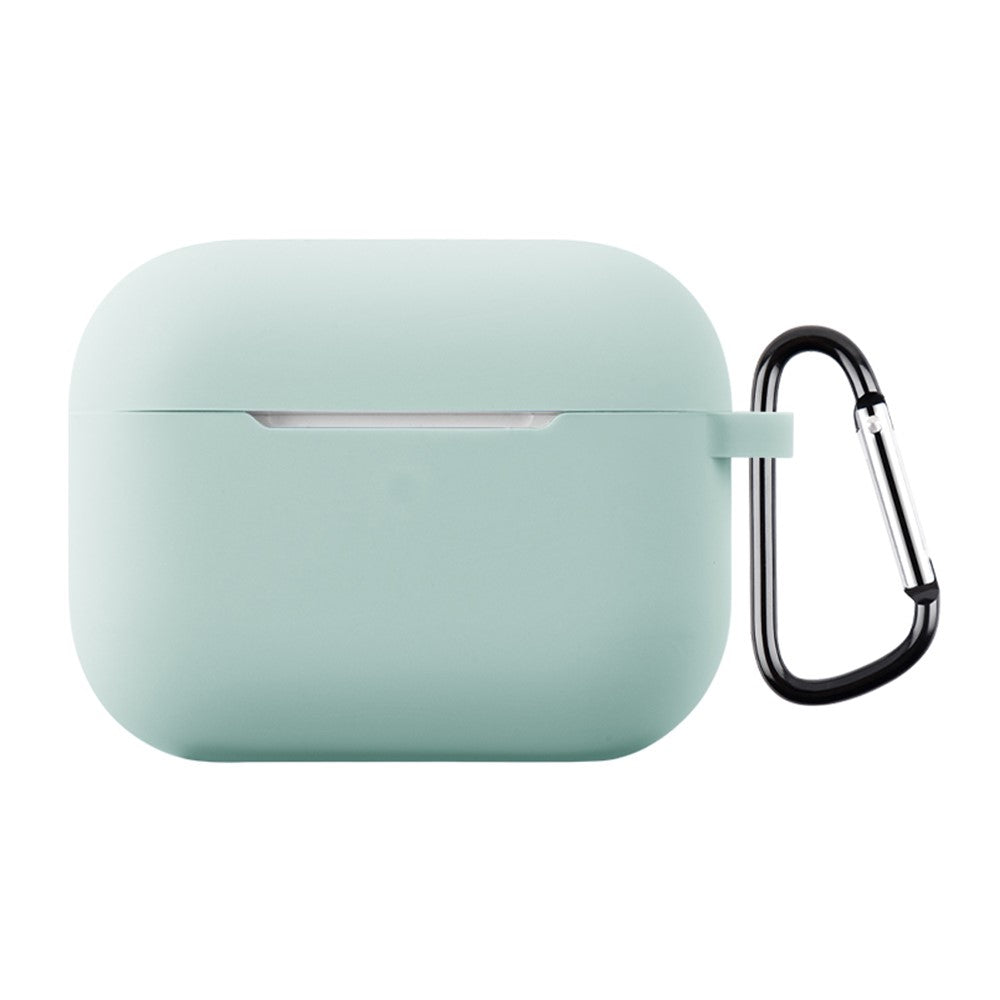 Til AirPods Pro 3 Silikoneetui Blødt Trådløst Øretelefon Organizer Cover Tykkelse 2,0 mm med Karabinhage