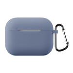 Til AirPods Pro 3 Silikoneetui Blødt Trådløst Øretelefon Organizer Cover Tykkelse 2,0 mm med Karabinhage