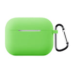 Til AirPods Pro 3 Silikoneetui Blødt Trådløst Øretelefon Organizer Cover Tykkelse 2,0 mm med Karabinhage
