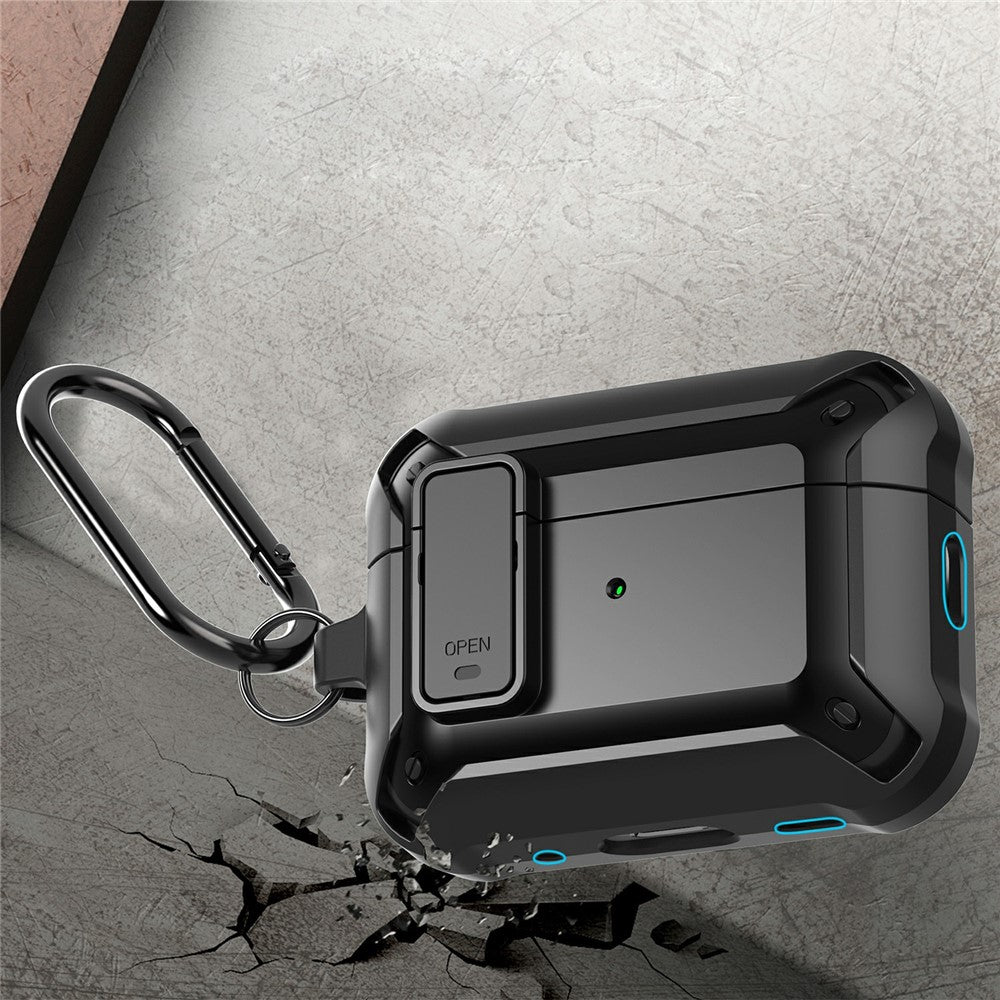 For AirPods Pro 3  Case TPU + PC Anti-Drop Earphone Cover with Buckle