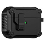Til AirPods Pro 3 Cover TPU + PC Høretelefon Beskyttelsescover med karabinhage