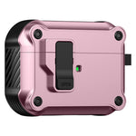 Til AirPods Pro 3 Cover TPU + PC Høretelefon Beskyttelsescover med karabinhage