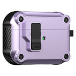 Til AirPods Pro 3 Cover TPU + PC Høretelefon Beskyttelsescover med karabinhage