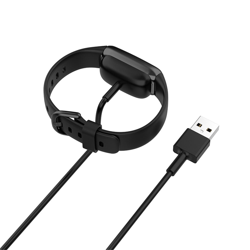 100cm USB Charging Cable Magnetic Watch Charger for Fitbit Luxe / Luxe Special Edition  / Charge 5 / Charge 6
