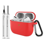 For AirPods Pro 3 Silicone Case Earphone Cover with Carabiner / Cleaning Pen