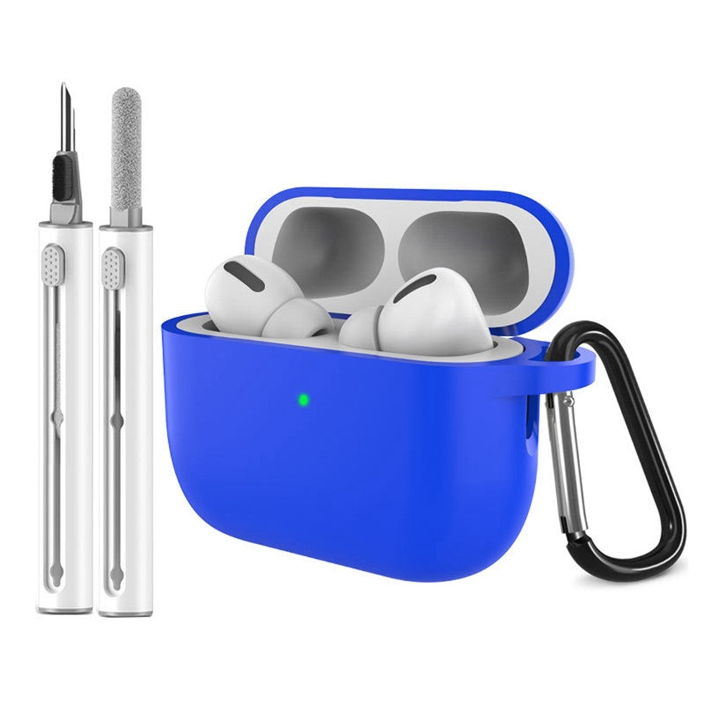 For AirPods Pro 3 Silicone Case Earphone Cover with Carabiner / Cleaning Pen
