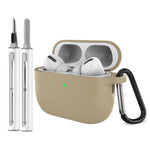 For AirPods Pro 3 Silicone Case Earphone Cover with Carabiner / Cleaning Pen