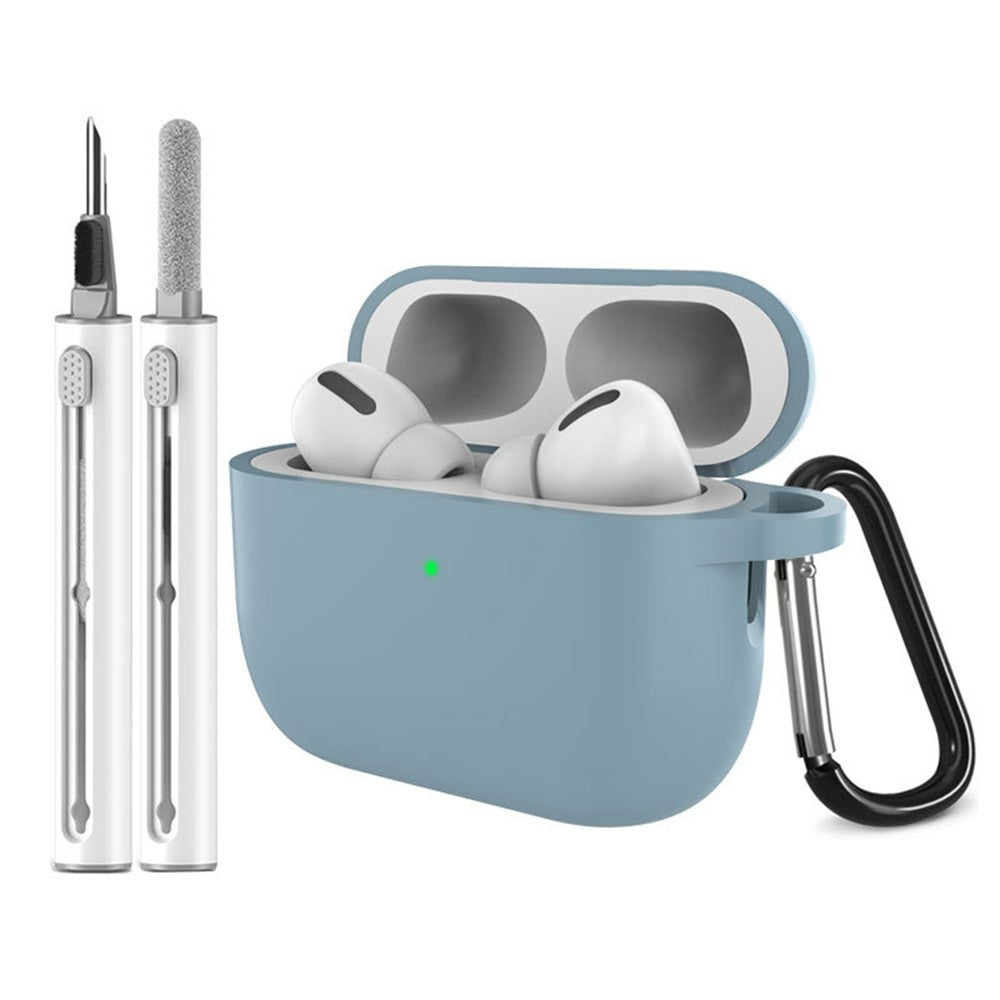 For AirPods Pro 3 Silicone Case Earphone Cover with Carabiner / Cleaning Pen